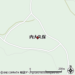 岩手県一関市大東町大原内大久保周辺の地図