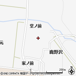 山形県飽海郡遊佐町鹿野沢家ノ平98周辺の地図