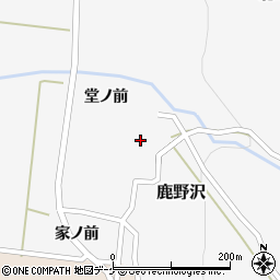 山形県飽海郡遊佐町鹿野沢家ノ平48周辺の地図