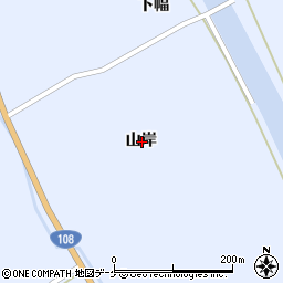 秋田県湯沢市秋ノ宮山岸周辺の地図