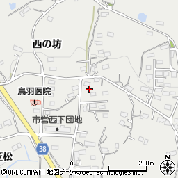 岩手県陸前高田市小友町（西下）周辺の地図