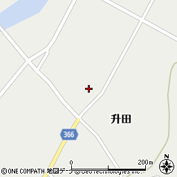 山形県酒田市升田大石19周辺の地図