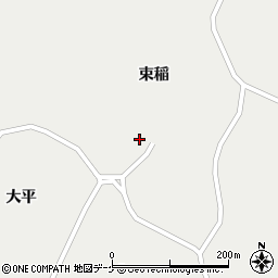 岩手県西磐井郡平泉町長島束稲周辺の地図