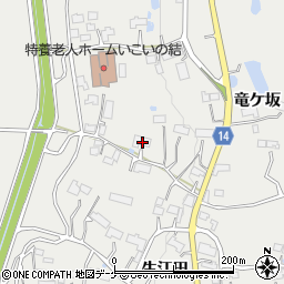 岩手県西磐井郡平泉町長島竜ケ坂34周辺の地図