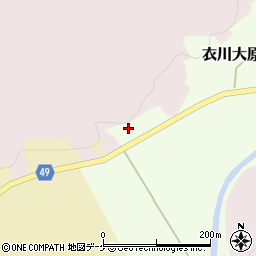 岩手県奥州市衣川大原51周辺の地図