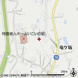 岩手県西磐井郡平泉町長島竜ケ坂43周辺の地図