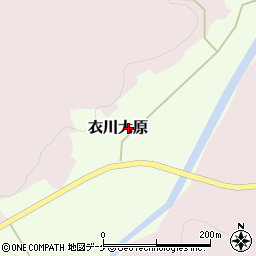 岩手県奥州市衣川大原30周辺の地図