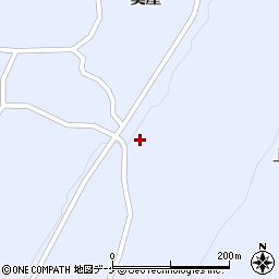 山形県飽海郡遊佐町杉沢上野山周辺の地図