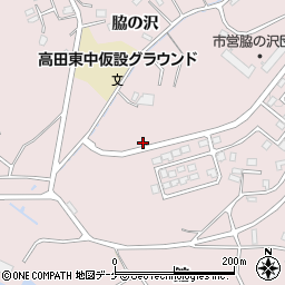 岩手県陸前高田市米崎町脇の沢周辺の地図