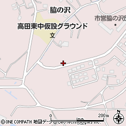 岩手県陸前高田市米崎町（脇の沢）周辺の地図