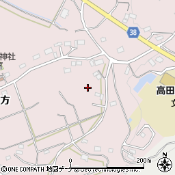岩手県陸前高田市米崎町和方周辺の地図
