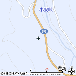 秋田県湯沢市皆瀬湯元185周辺の地図