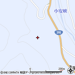 秋田県湯沢市皆瀬（元湯）周辺の地図