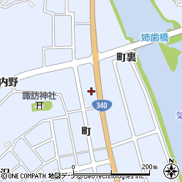 岩手県陸前高田市気仙町町周辺の地図