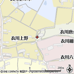 岩手県奥州市衣川唐金1周辺の地図