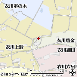 岩手県奥州市衣川唐金3周辺の地図