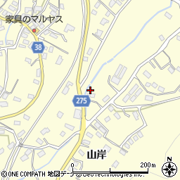 岩手県大船渡市末崎町山岸151周辺の地図