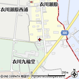 岩手県奥州市衣川瀬原19周辺の地図