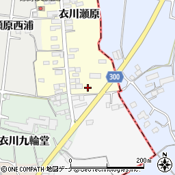 岩手県奥州市衣川瀬原20周辺の地図