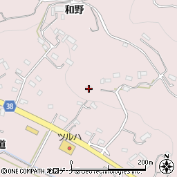 岩手県陸前高田市米崎町和野77周辺の地図