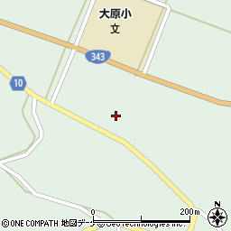 岩手県一関市大東町大原下七切周辺の地図