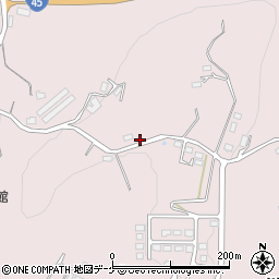 岩手県陸前高田市米崎町周辺の地図