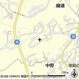岩手県大船渡市末崎町細浦18周辺の地図