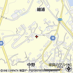 岩手県大船渡市末崎町細浦13-4周辺の地図
