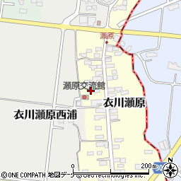 岩手県奥州市衣川瀬原8周辺の地図