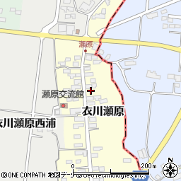 岩手県奥州市衣川瀬原38周辺の地図