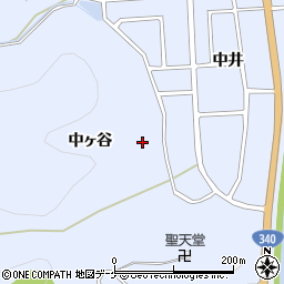 岩手県陸前高田市気仙町中ヶ谷周辺の地図
