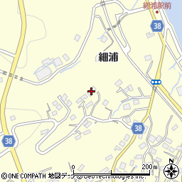 岩手県大船渡市末崎町細浦28-2周辺の地図