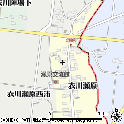 岩手県奥州市衣川瀬原5周辺の地図