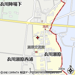 岩手県奥州市衣川瀬原4周辺の地図