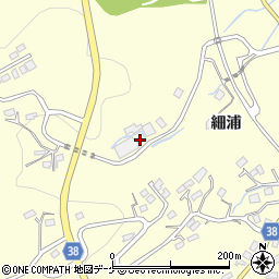 岩手県大船渡市末崎町細浦88周辺の地図