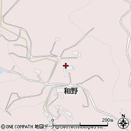 岩手県陸前高田市米崎町和野24周辺の地図