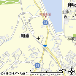 岩手県大船渡市末崎町細浦42周辺の地図