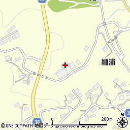 岩手県大船渡市末崎町細浦125周辺の地図