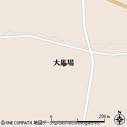 岩手県一関市大東町渋民大馬場周辺の地図