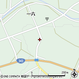 岩手県一関市大東町大原一六77周辺の地図