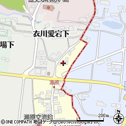 岩手県奥州市衣川瀬原51周辺の地図