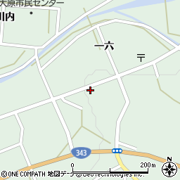 岩手県一関市大東町大原一六29周辺の地図