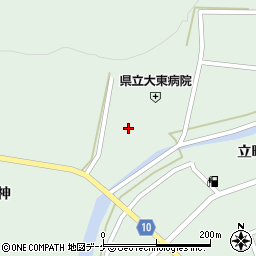 一関市役所　大東支所大原保育園周辺の地図