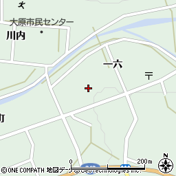岩手県一関市大東町大原一六45周辺の地図