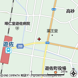 酒田合同自動車株式会社　遊佐営業所周辺の地図