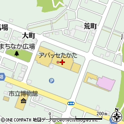 北日本銀行アバッセたかた ＡＴＭ周辺の地図