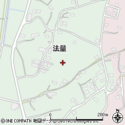 岩手県陸前高田市高田町法量周辺の地図