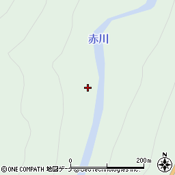 赤川周辺の地図