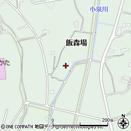 岩手県陸前高田市高田町飯森場周辺の地図