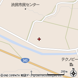 岩手県一関市大東町渋民（八幡前）周辺の地図